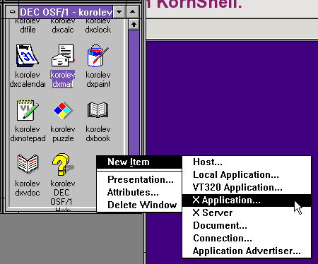 New X Application