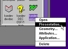 XEmacs presentation settings